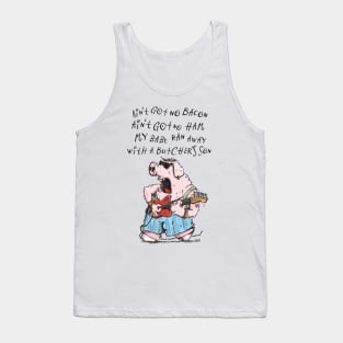 Blues Guitar Pig Tank Top